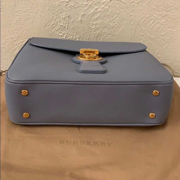 RARE Burberry DK88 Handbag (Light Blue/Navy) - Picture 8 of 8